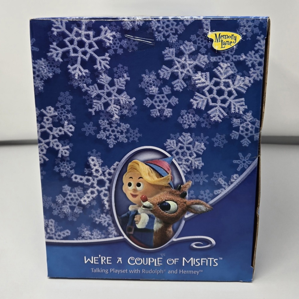 Rudolph The Red-Nosed Reindeer "We're A Couple of Misfits" Talking Play Set~NEW - Picture 3 of 6